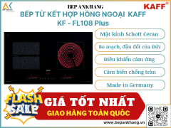 Bếp từ kết hợp hồng ngoại KAFF KF - FL108 Plus - Made in Germany